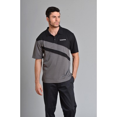 Men's Burlington Polo Shirt w/Body Panels