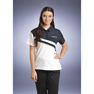 Women's Burlington Polo Shirt w/Body Panels