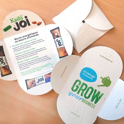 Single-Sided Seed Paper Petal Cards