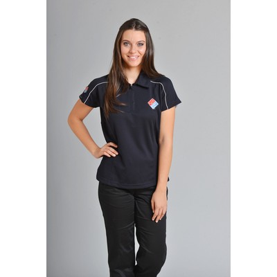 Women's Elan Sport Poly Mesh Polo Shirt